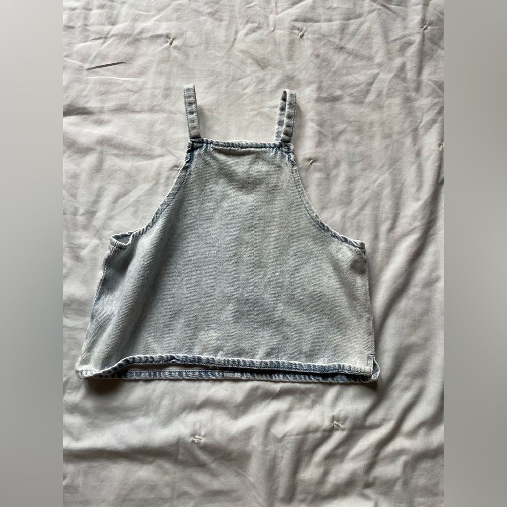 Demin crop top